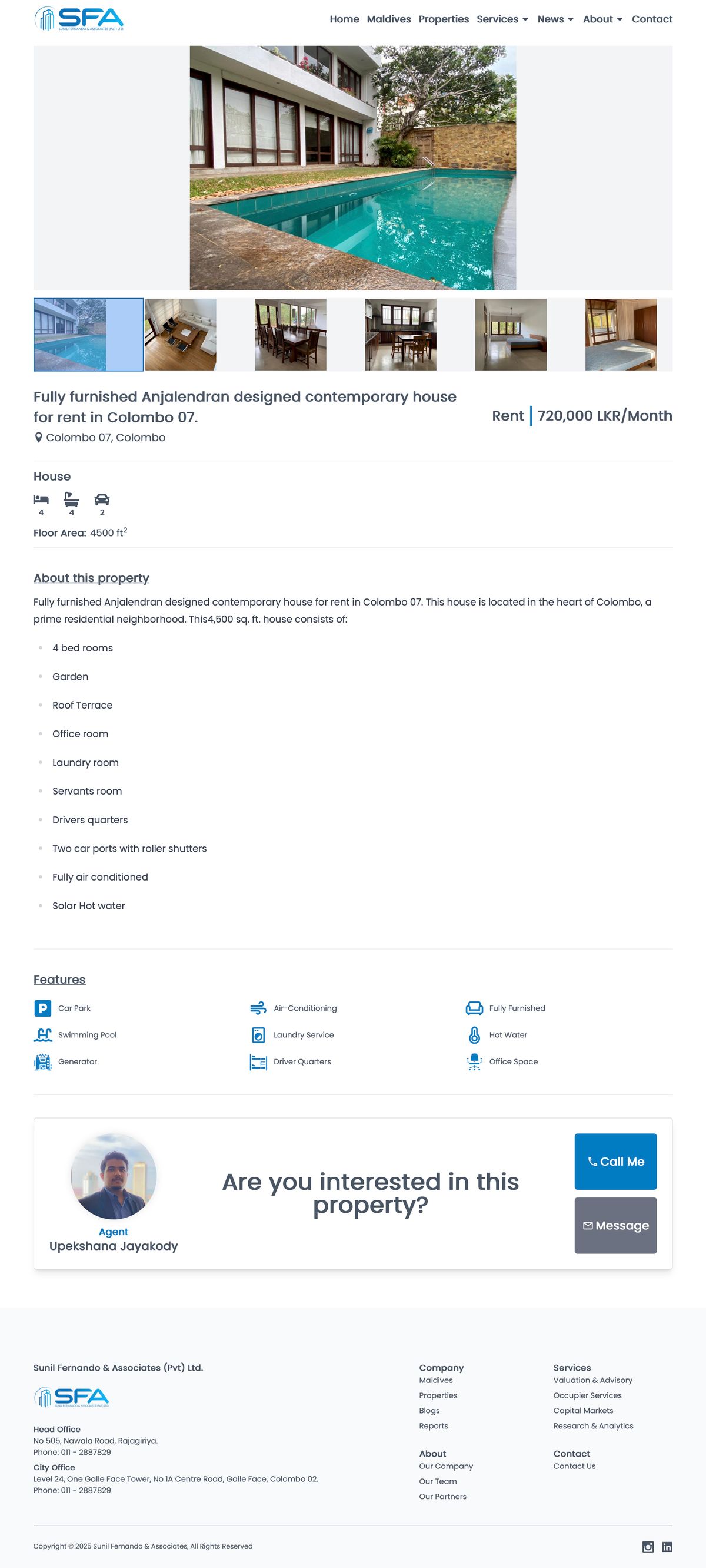 Sunil Fernando & Associates proeprty info