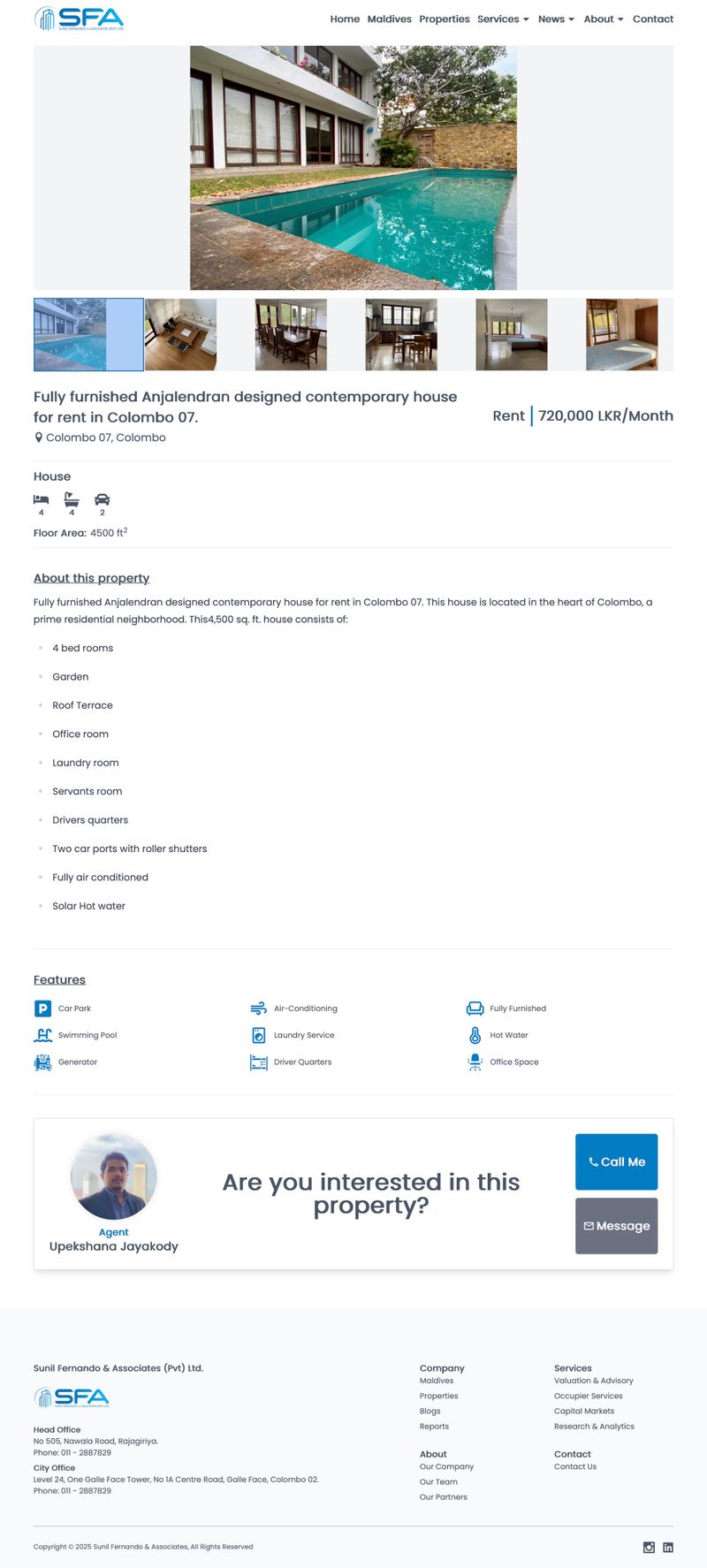 Sunil Fernando & Associates proeprty info